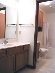 Picture of a Timber Place Bathroom