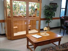 Riverview Heights bird aviary